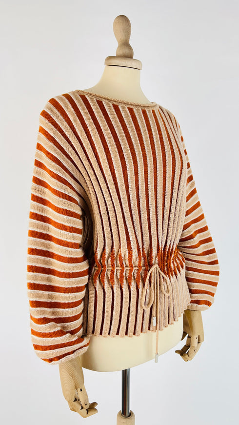 Maglia girocollo righe