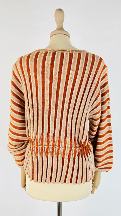 Maglia girocollo righe