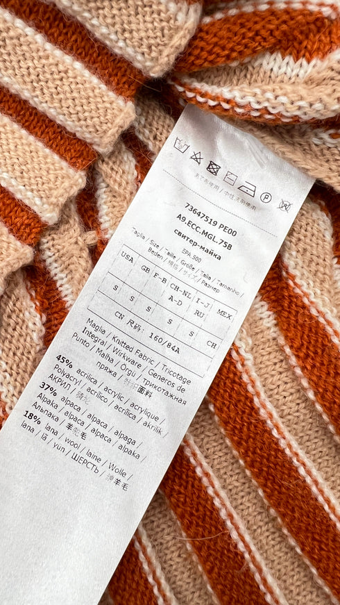 Maglia girocollo righe