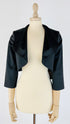 Bolero cropped nero