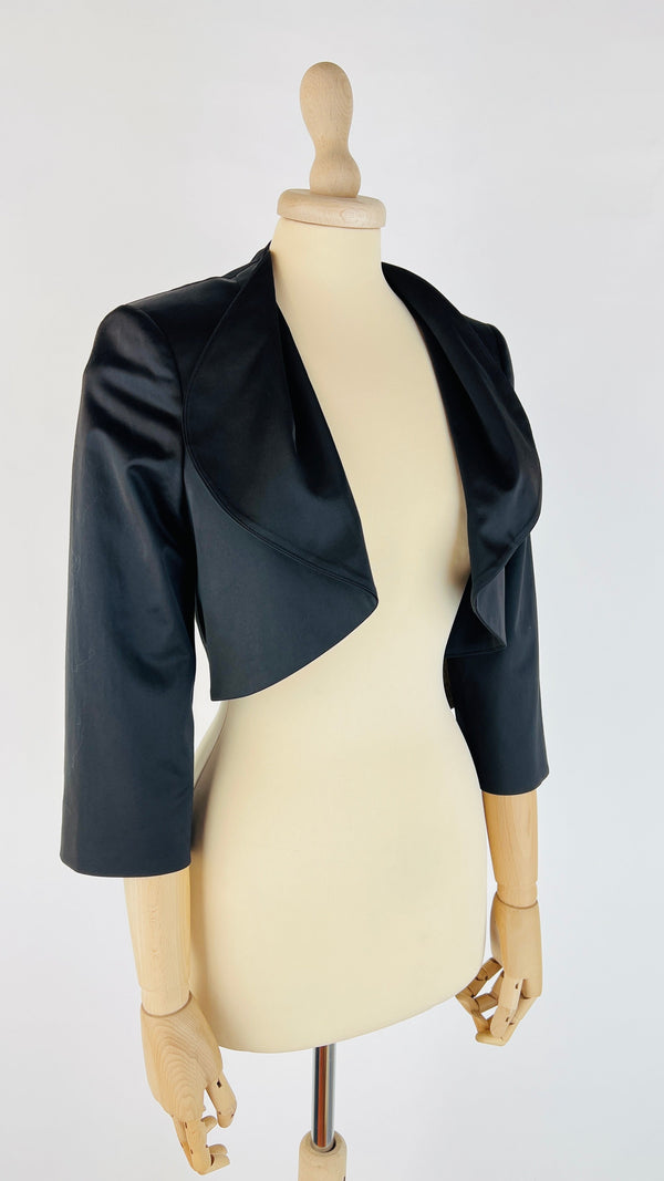 Bolero cropped nero