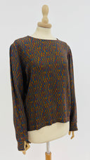 Blusa motivo geometrico Bagutta 1975