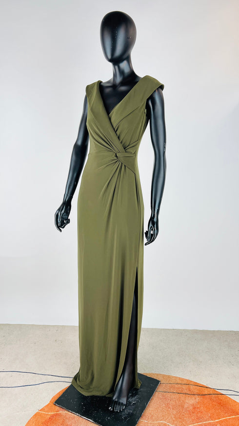Abito lungo drappeggiato