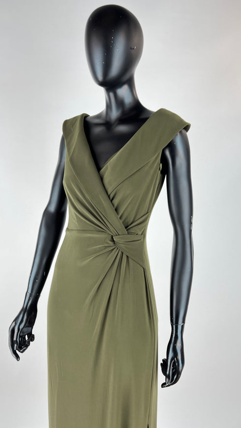 Abito lungo drappeggiato