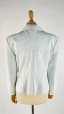 Giacca bianca in pelle Cape hornier