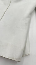 Giacca bianca in pelle Cape hornier