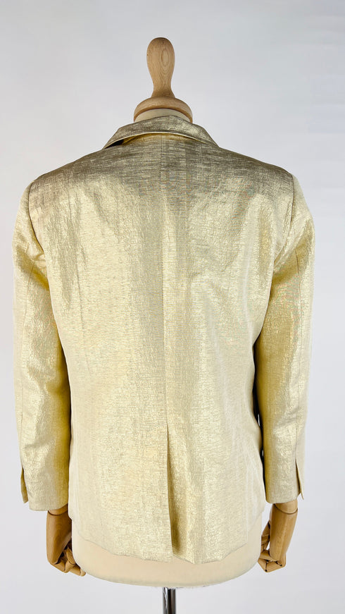 Blazer aperto oro