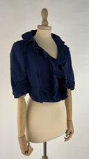 Bolero blu con cartellino Pinko
