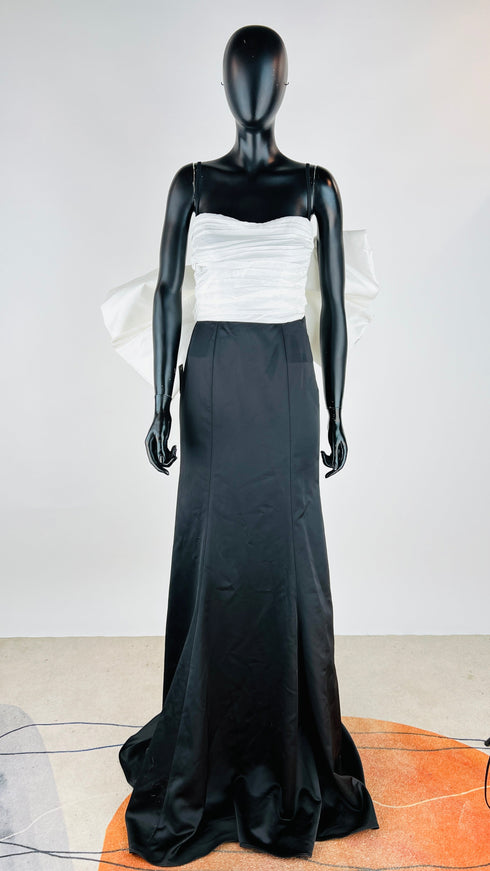 Abito lungo maxi fiocco