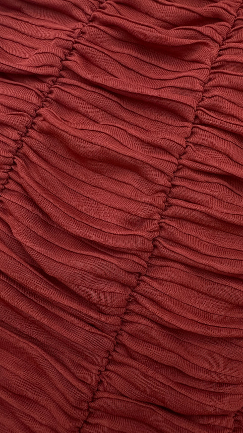 Abito corto drappeggiato