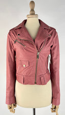Chiodo in pelle rosa MiCHEAL KORS