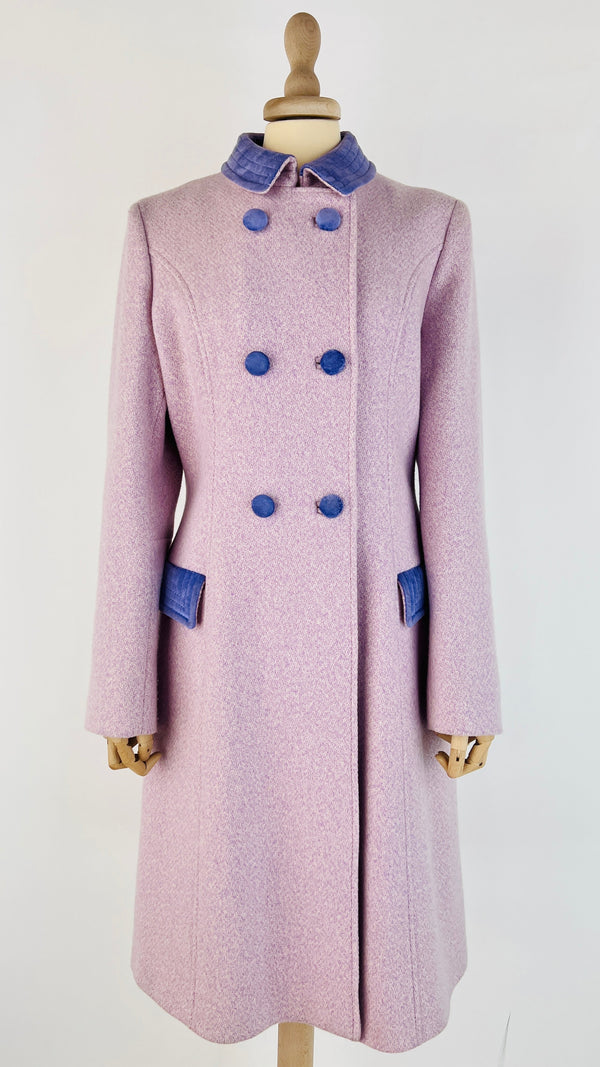 Cappotto lana e velluto