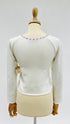 Cardigan corto bianco