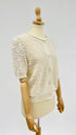 Cardigan di lino-cotone