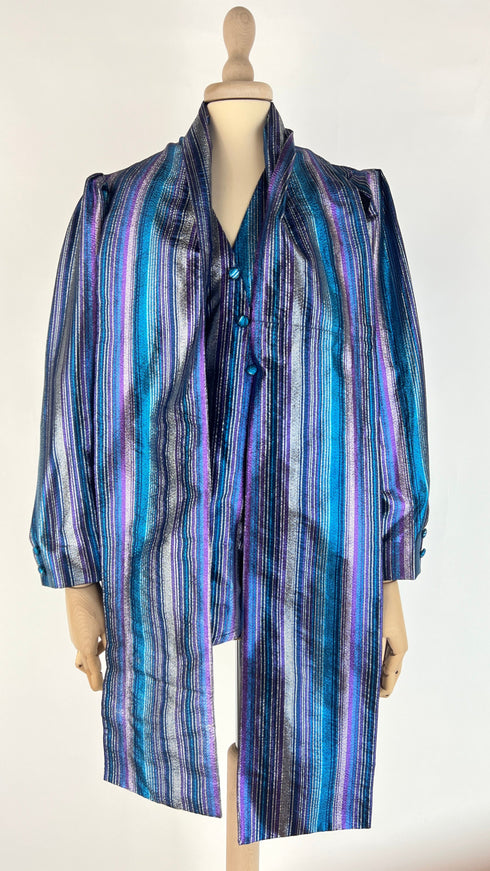 Camicia righe lurex