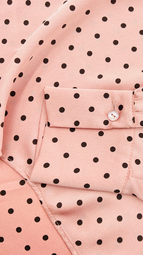 Camicia a pois