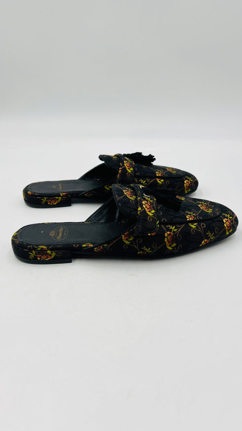 Sabot in jacquard floreale