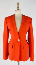 Blazer sagomato rosso The attico