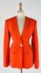 Blazer sagomato rosso