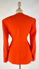 Blazer sagomato rosso The attico