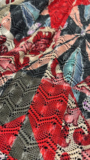 Abito corto scollo ricamato MISSONI