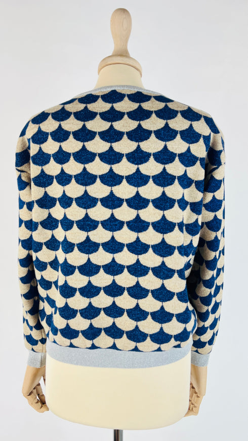 Maglia semicerchi lurex