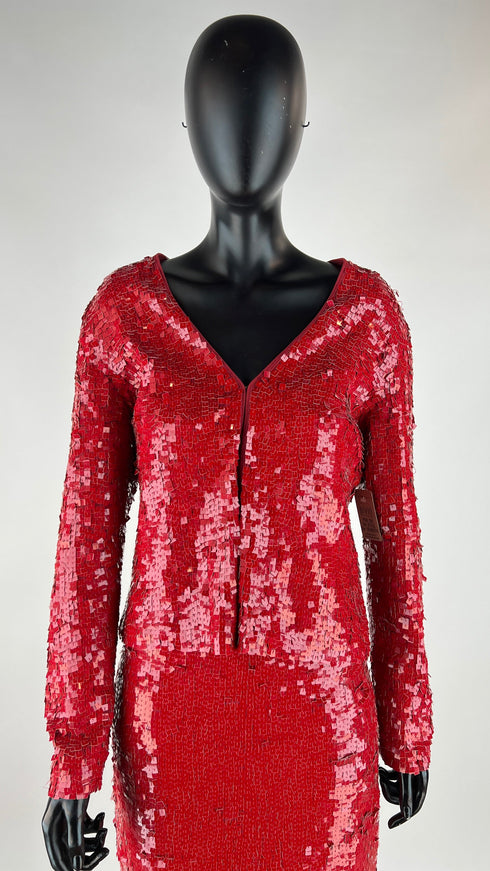 Set abito bolero paillettati