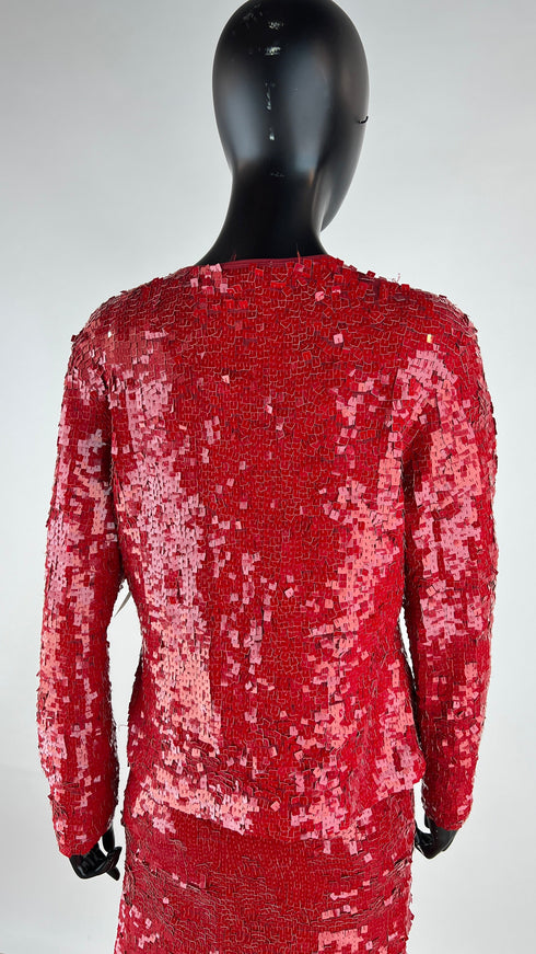 Set abito bolero paillettati