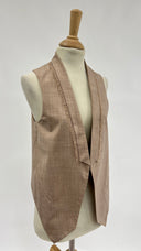 Gilet revers sfrangiato Brunello cucinelli
