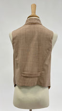 Gilet revers sfrangiato Brunello cucinelli