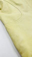 Giacca in pelle verde TRUSSARDI