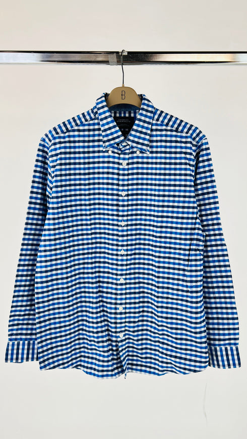 Camicia slim fit blu azzurro