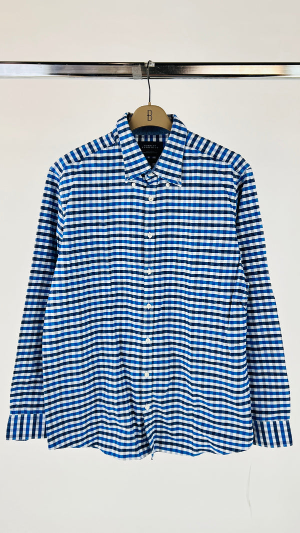 Camicia slim fit blu azzurro