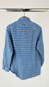 Camicia slim fit blu azzurro