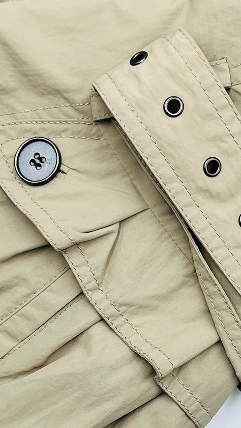 Trench corto doppiopetto