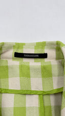 Trench vichy cotone e lino Tagliatore