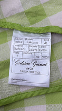 Trench vichy cotone e lino Tagliatore