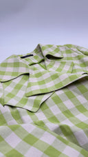 Trench vichy cotone e lino Tagliatore