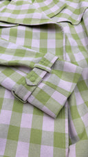 Trench vichy cotone e lino Tagliatore