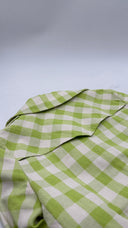 Trench vichy cotone e lino Tagliatore