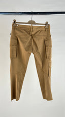 Pantaloni capri tasche e zip DSQUARED