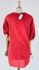 T-shirt rossa bordo oro Unsigned