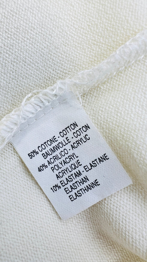 Cardigan corto bianco