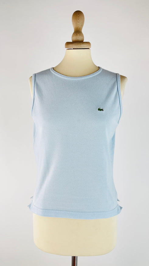 Canotta logo in cotone