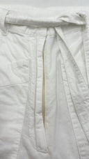 Pantalone in cotone bianco MM6 MAISON MARGIELA