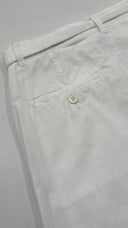 Pantalone in cotone bianco MM6 MAISON MARGIELA