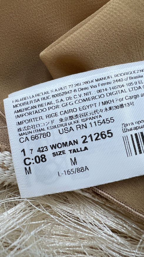 Abito lungo a frange