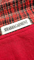 Giacca oversized tartan