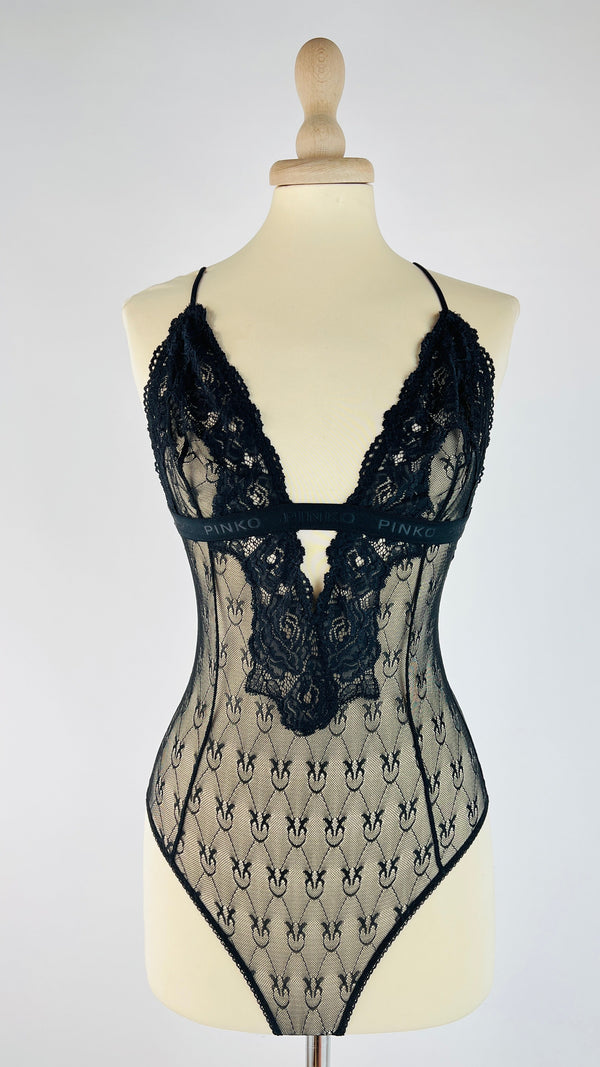 Body in pizzo nero