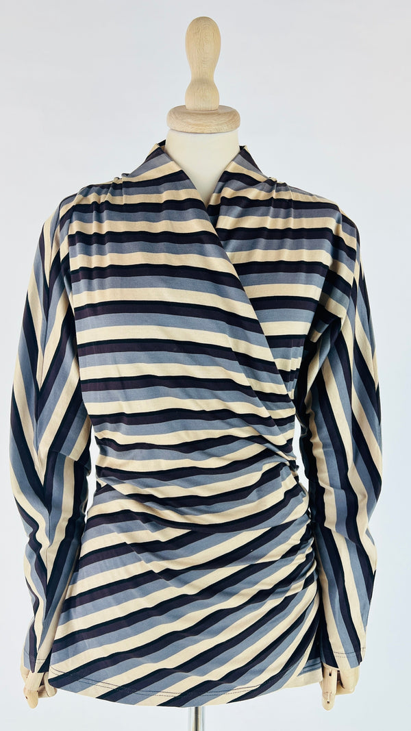 T-shirt scollo incrocio